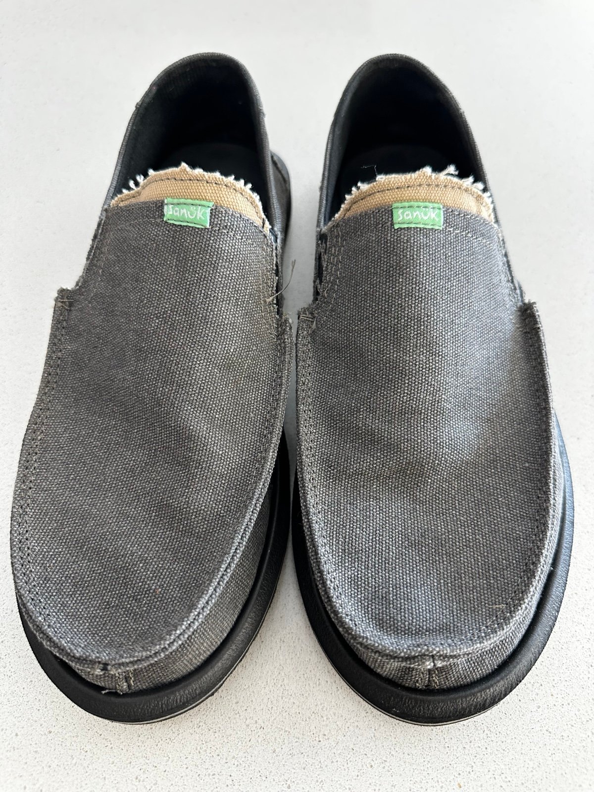 Sanuk slip-on loafers size 8.