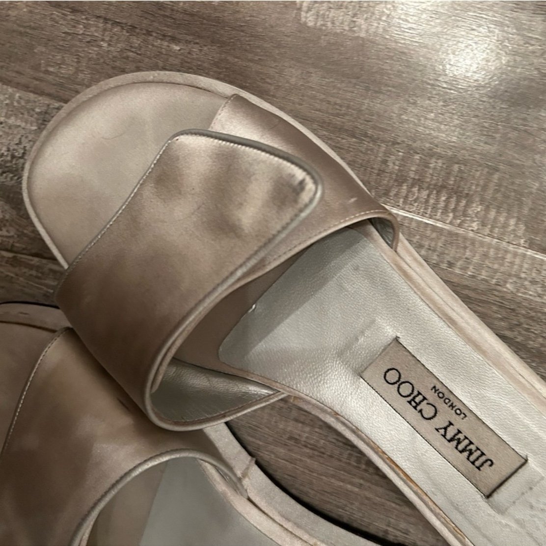 Jimmy Choo Velcro Slides