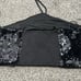 house of harlow 1960 black sequins halter top smocked back size L