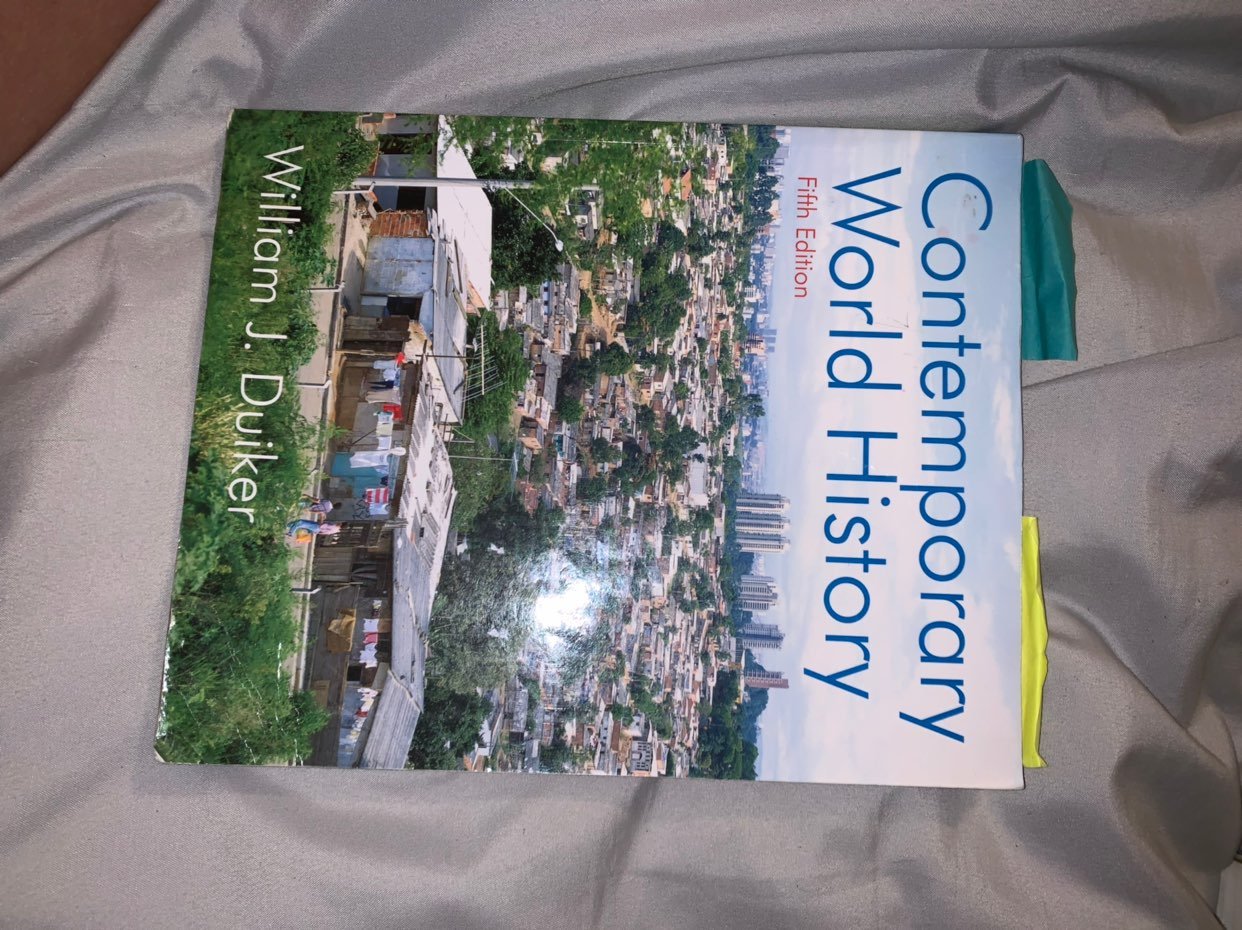 Contemporary World History Duiker Book