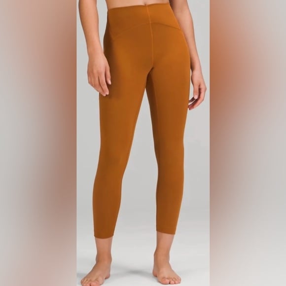 Lululemon InStill High Rise Tight 25” Butternut Brown Sz 4