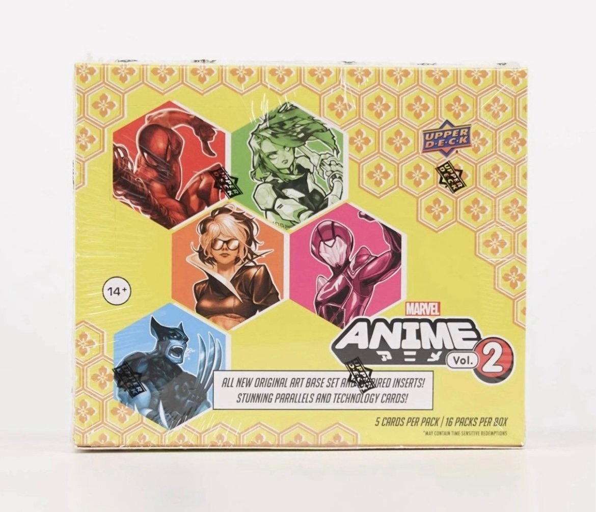 SET OF 2 Upper Deck Marvel Anime Volume 2 Factory Sealed Hobby Boxes