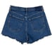 Abercrombie & Fitch The 90s Relaxed Cutoff Short High Rise in Medium Dark Denim