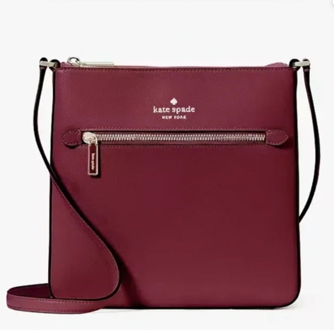 Kate Spade Sadie North South Large Saffiano Leather Crossbody Purse K7379 299
