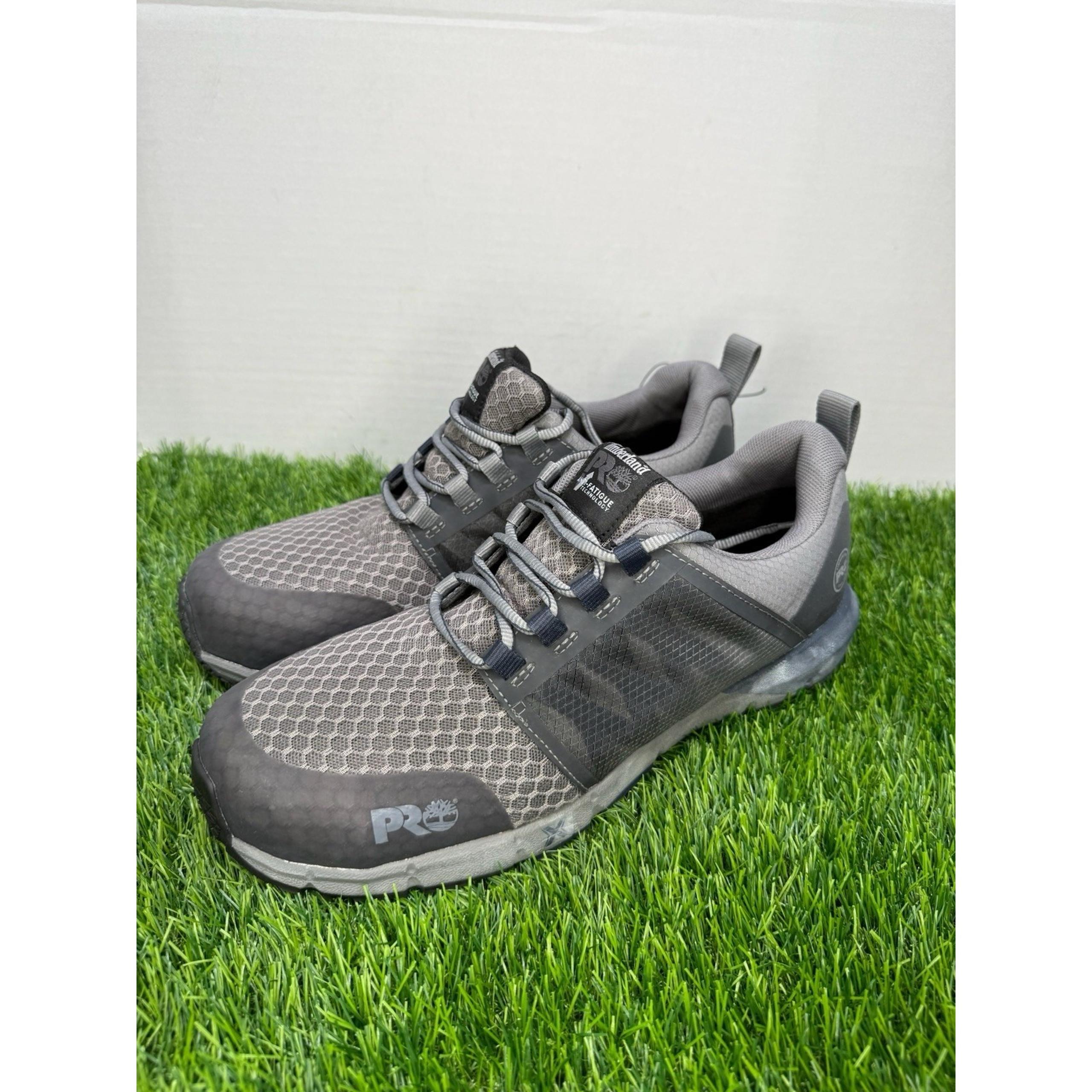 Timberland Pro Men Radius Work Shoe Sneaker Size 10M Composite Toe Safety Gray