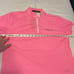NWT Ralph Lauren X women’s golf shirt, size XL. Pink and white. Short sleeved.