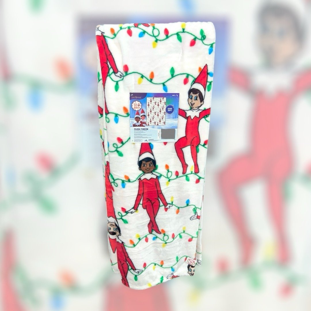 elf on the shelf blanket