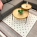 Alfa Rich 4x6 Area Rug, Mauve Grey White Cream Rug, Cotton Pet Friendly Washable