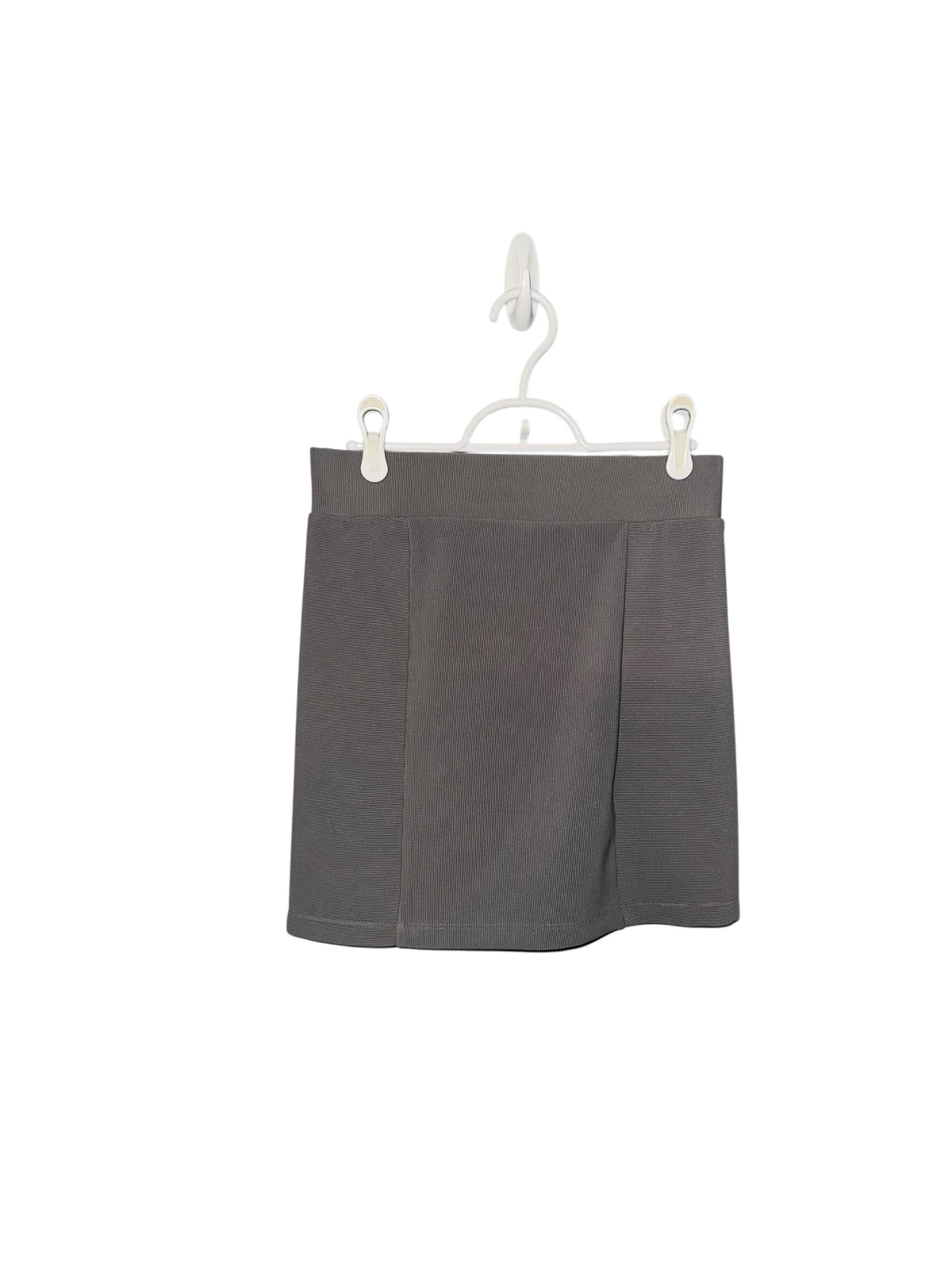Forever 21 Gray Ribbed Mini Skirt Size M