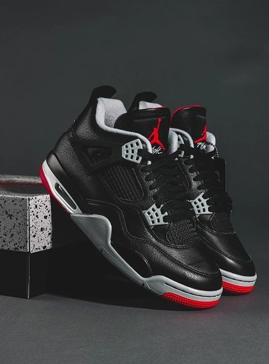 Brand New Iconic Retro High-Tops - Black & Red Edition