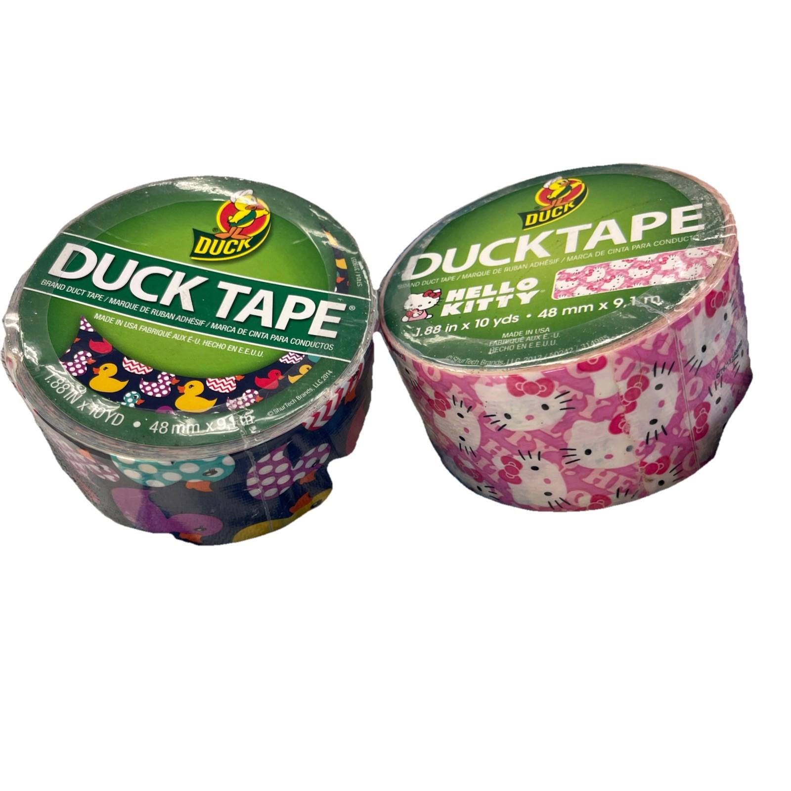 NEW Rare  retired Hello Kitty Duck Brand Duct Tape 1.88 in x 10 yds H72