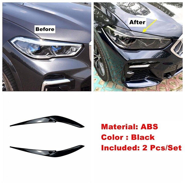 2019+ For BMW X5 G05 Light Brow PG Style Gloss Black Brand New