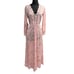 Vintage 70’s Women’s Union Made Tom Bezduda for Barad Pink Floral Nightgown