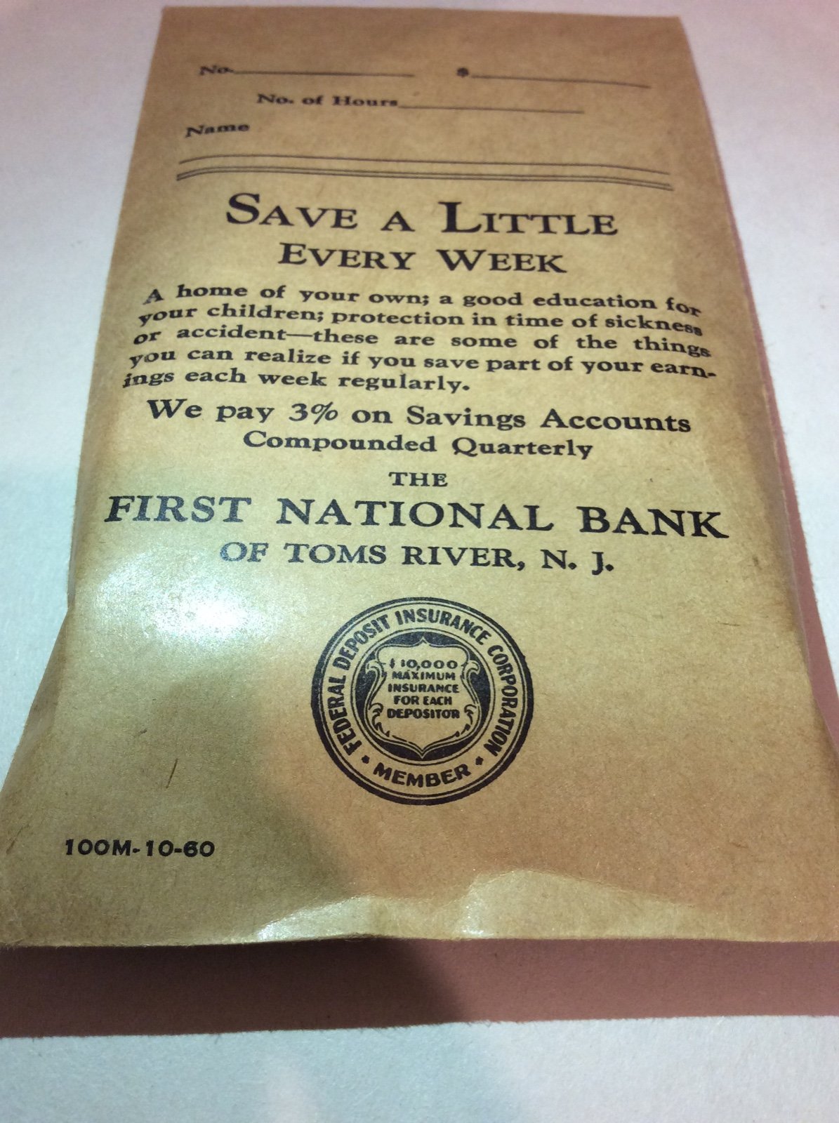 Sealed Bag of Old US Currency First National Bank-Unsearched Storage Unit Find