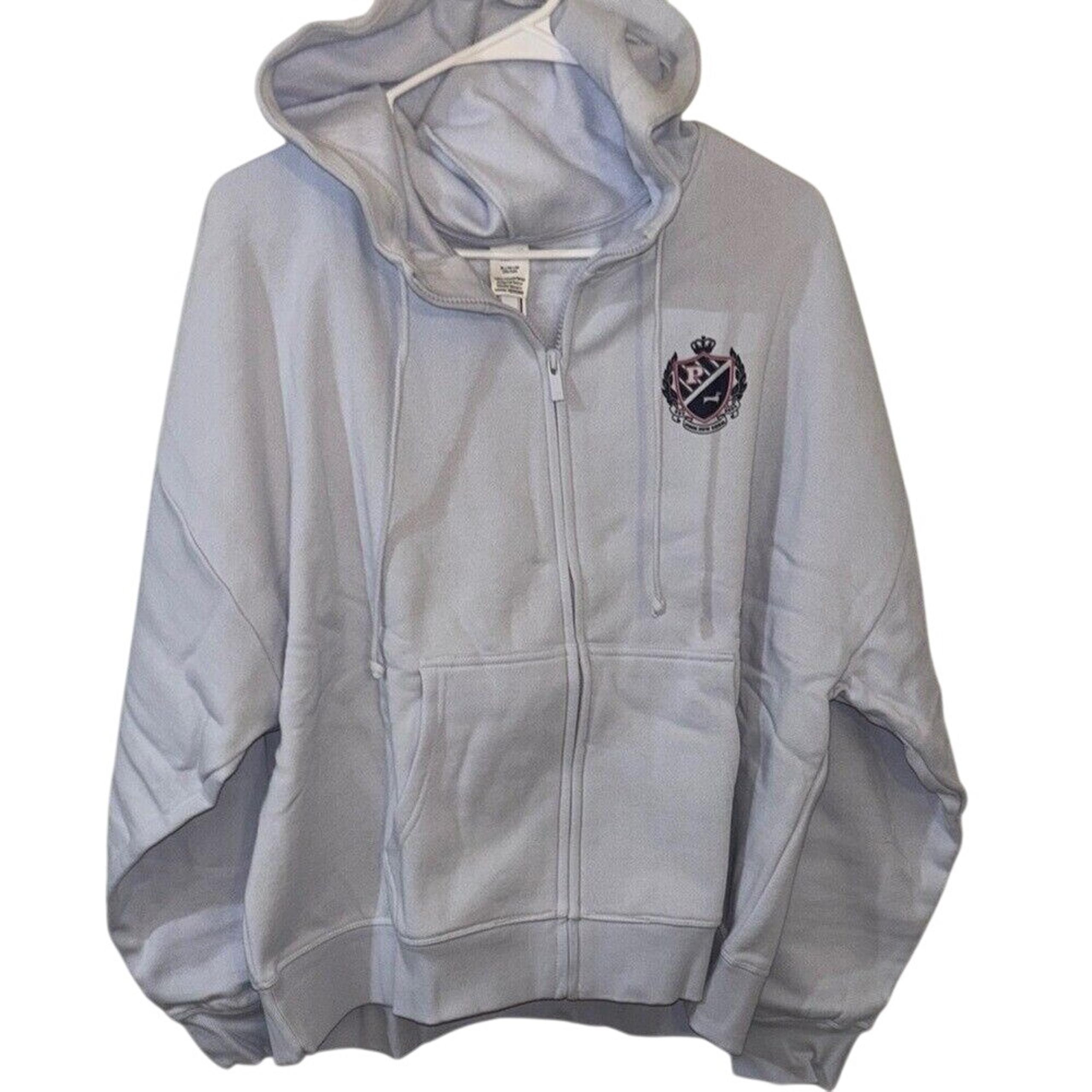 Light Blue XL Ivy Fleece Zip Up Jacket pink by Victoria's Secret