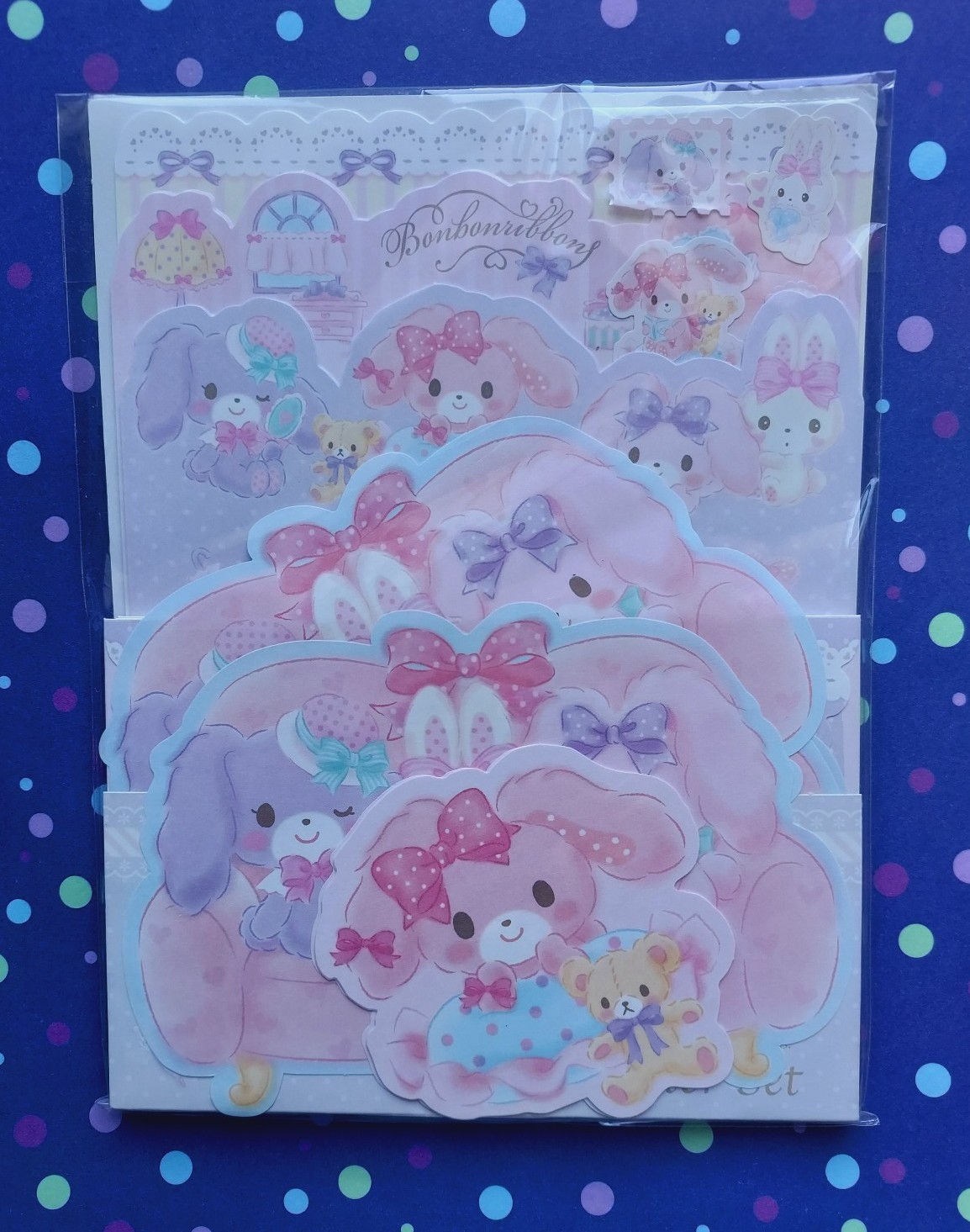 Sanrio vintage Bonbonribbon doll stickers letter set collection vtg stationery