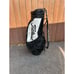 Titleist Vintage Black/White/ Gold Trim Faux Leather Staff Golf Bag - Three Way