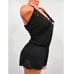 Victorias Secret Supersoft Crochet Trim Sleep Romper Black Small