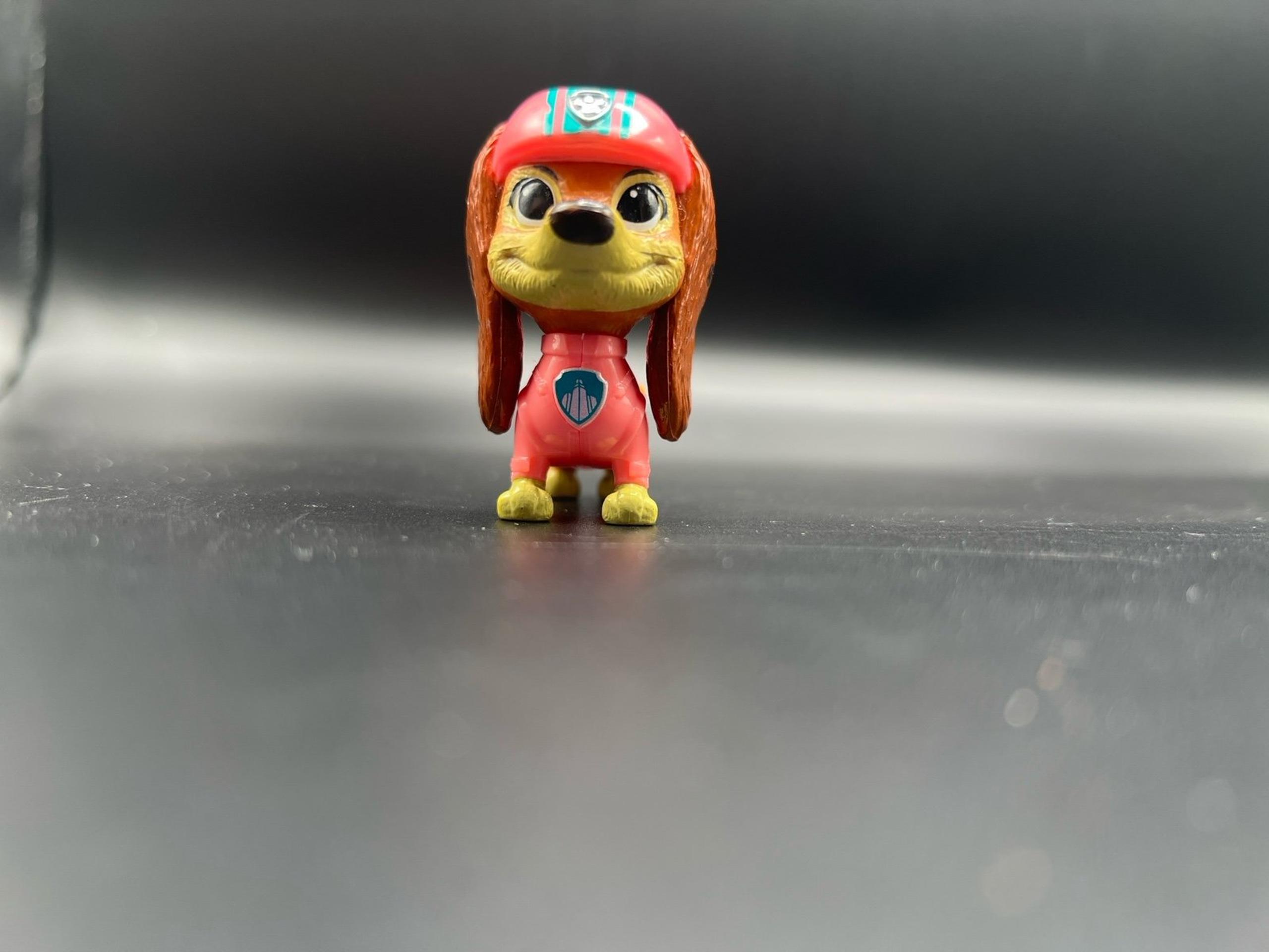 Paw Patrol The Movie Liberty Dachshund Figure Dog Puppy 2" Pink Blue Mini Toy
