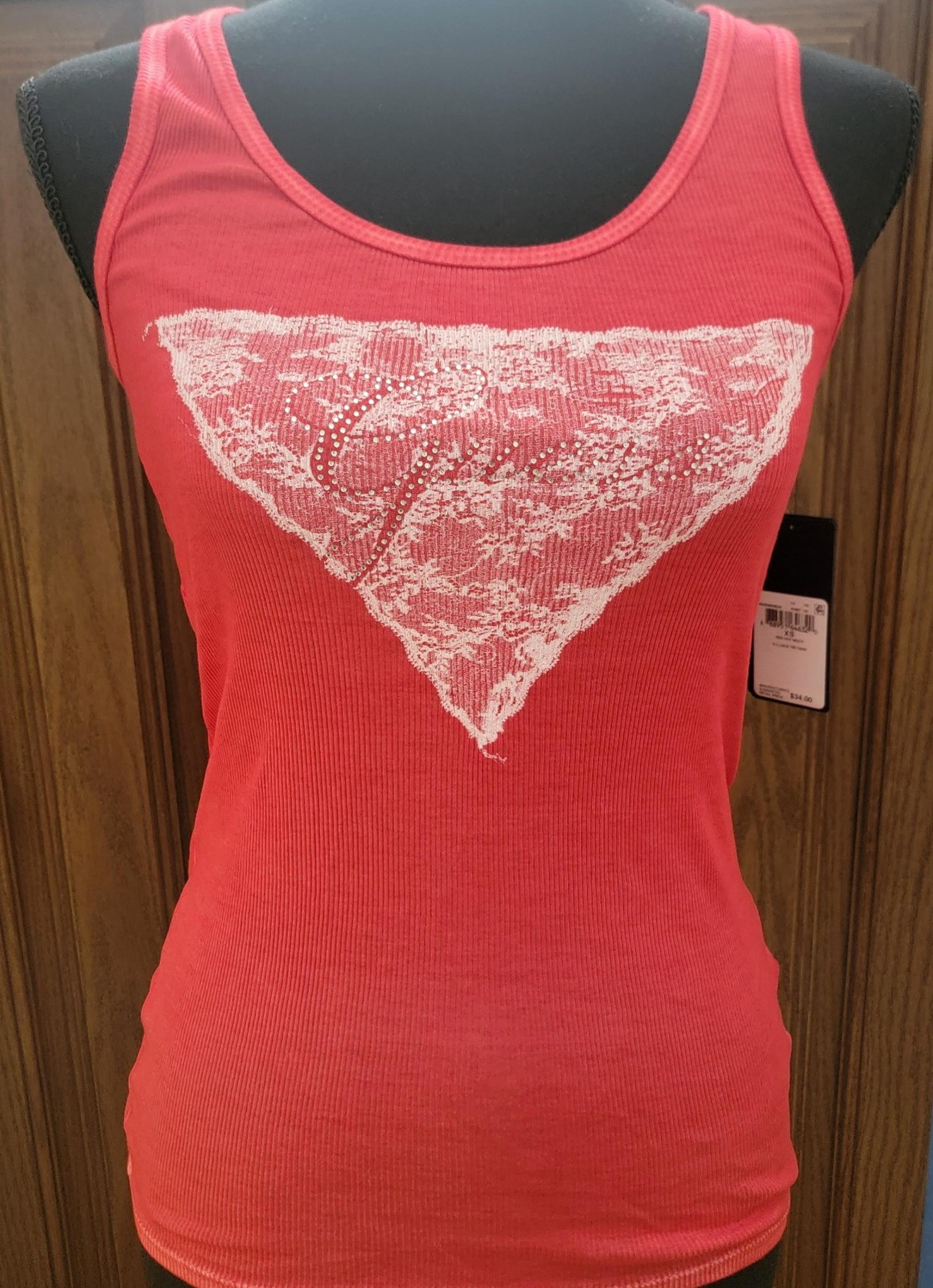 Guess Women's Logo Tank Top Size XS.