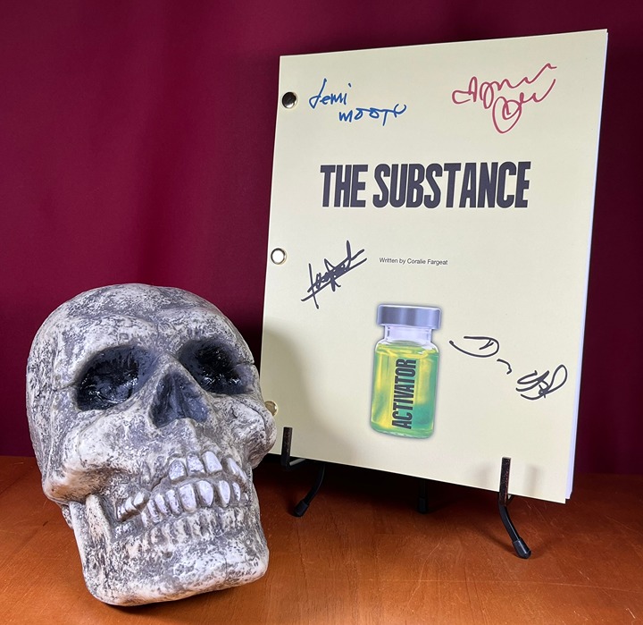 The Substance Script Signed- Autograph Reprints- Demi Moore- 145 Pages- Horror