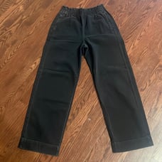 American Eagle High Waisted Wide Leg Denim Pants NWT Sz 2 Dark Gray
