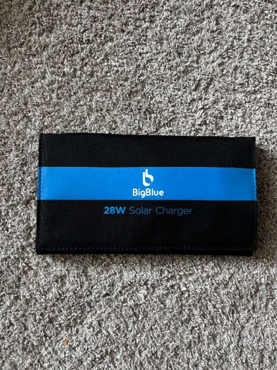 BigBlue 3 USB Ports 28W Solar Charger