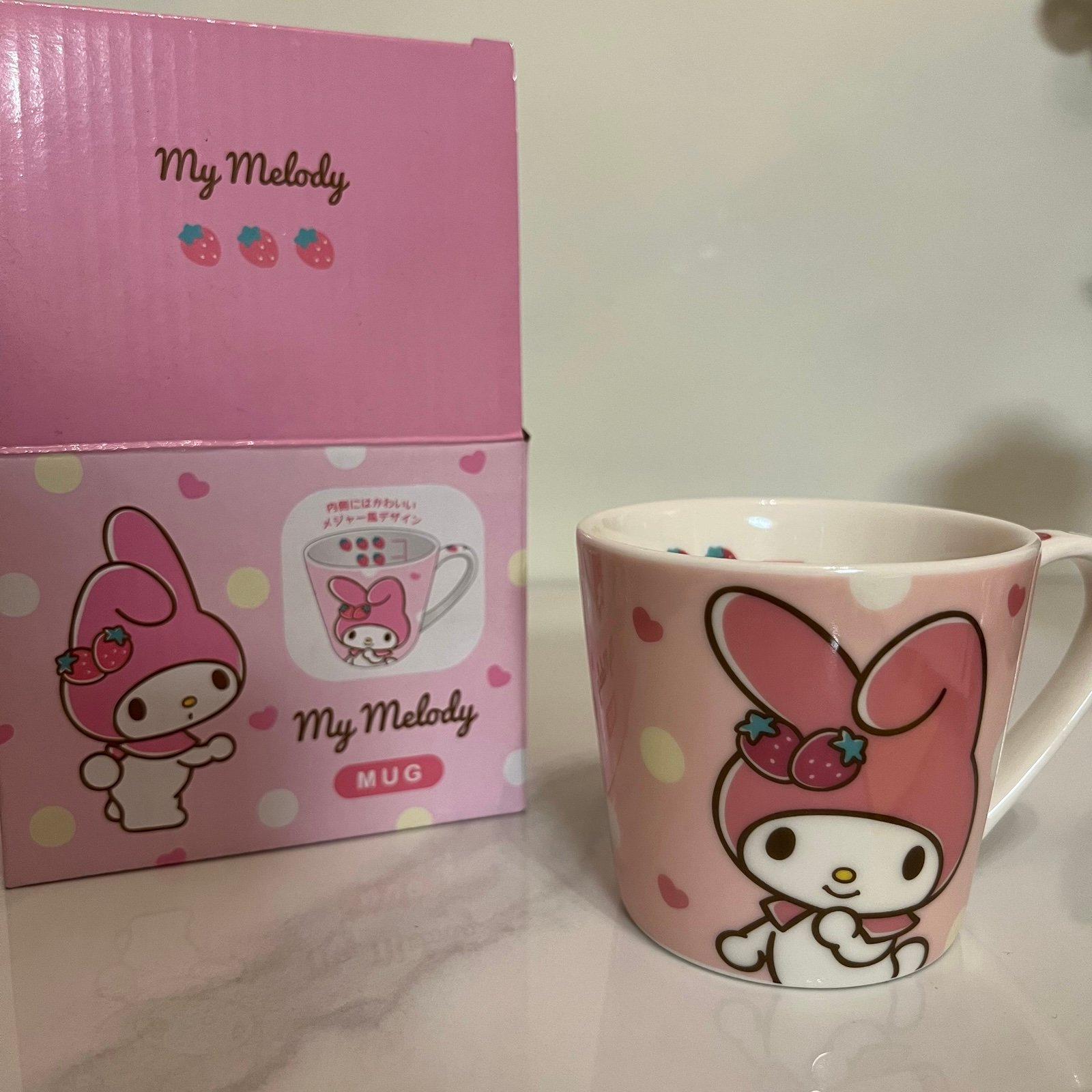 Sanrio My Melody Character Ceramic Mug Cup Pink cute Gift New