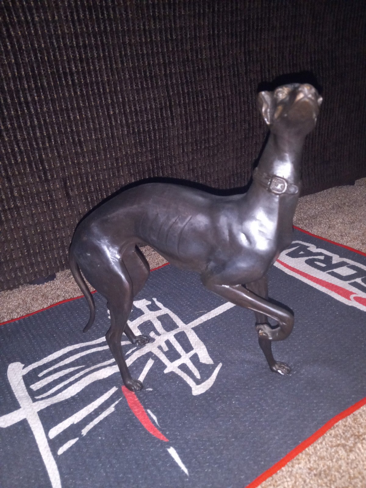 1960 Greyhound bronze statue