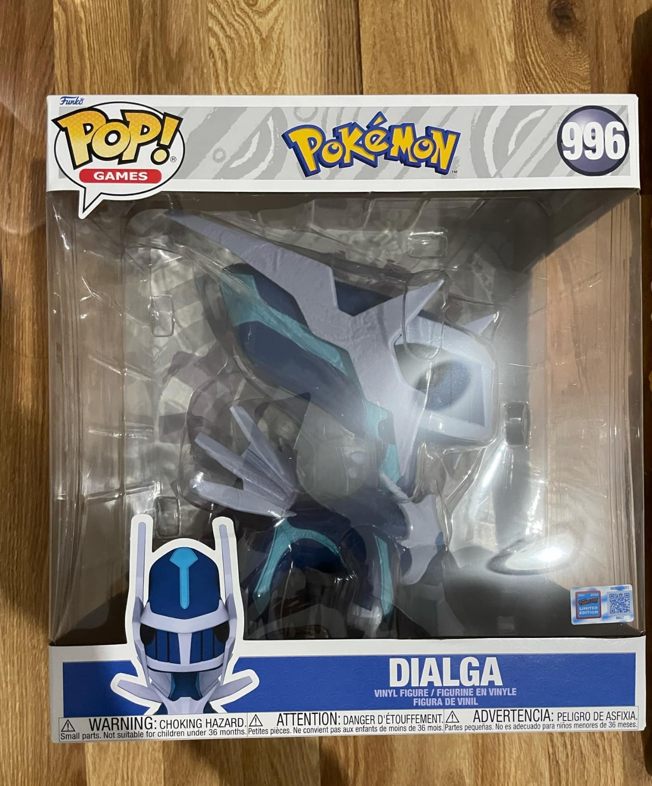 Dialga Funko Pop nycc con sticker