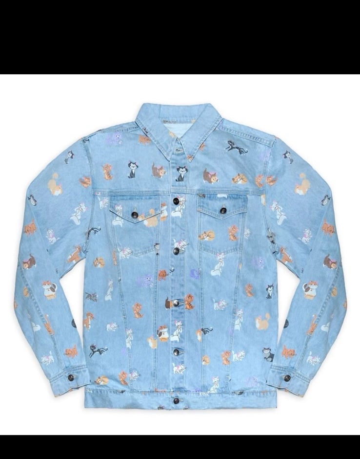 Disney cats denim jacket