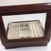 Vintage London Leather Glass Top Jewelry Box!