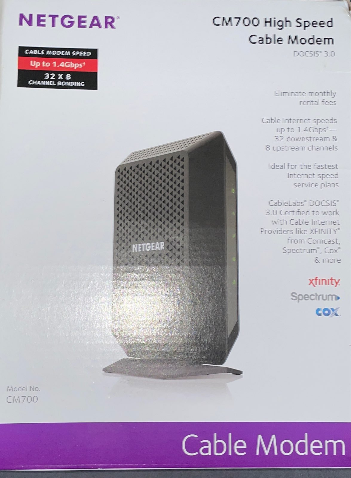 Netgear cm700 high speed cable modem