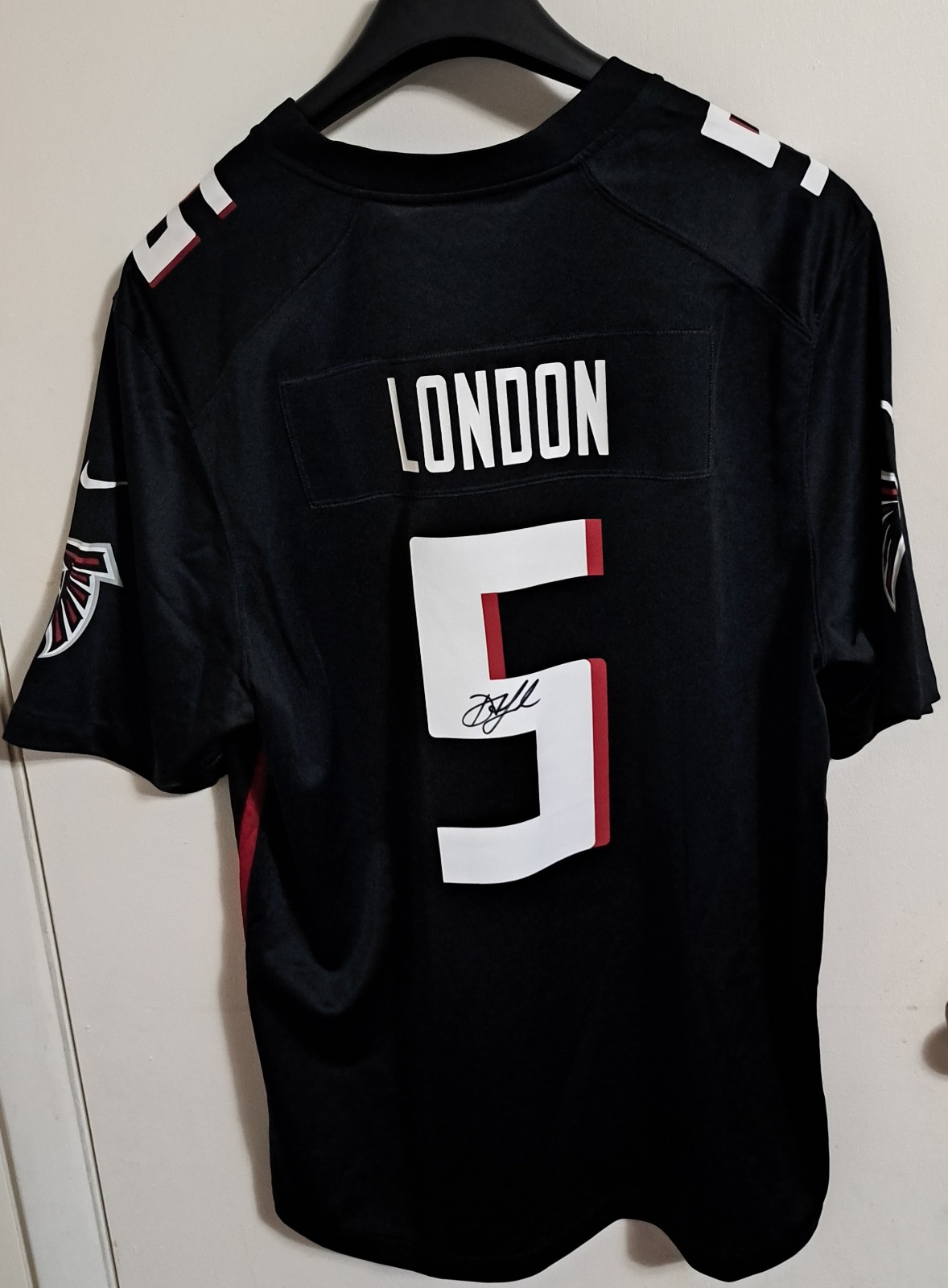 Drake London Nike Authentic Atlanta Falcons Signed Jersey Beckett Witnessed
