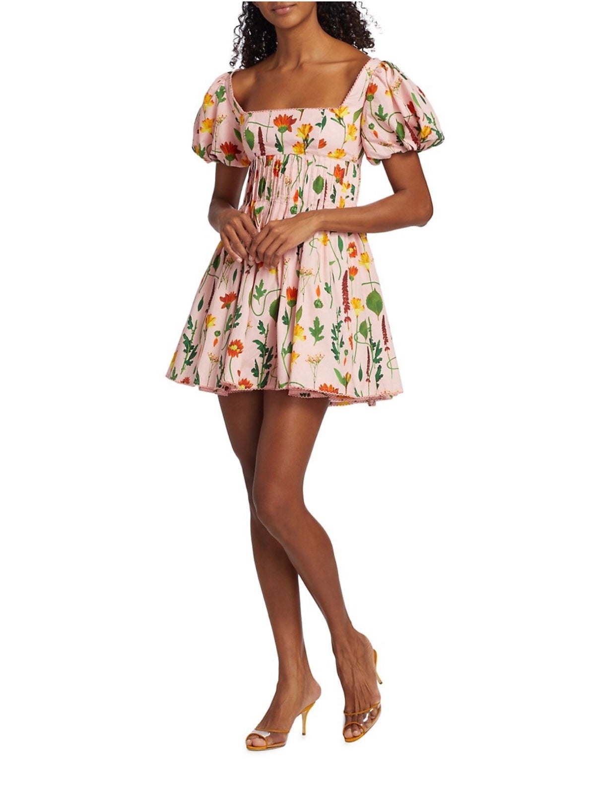 Agua by Agua Bendita Carmelo Floral Cotton Minidress size M