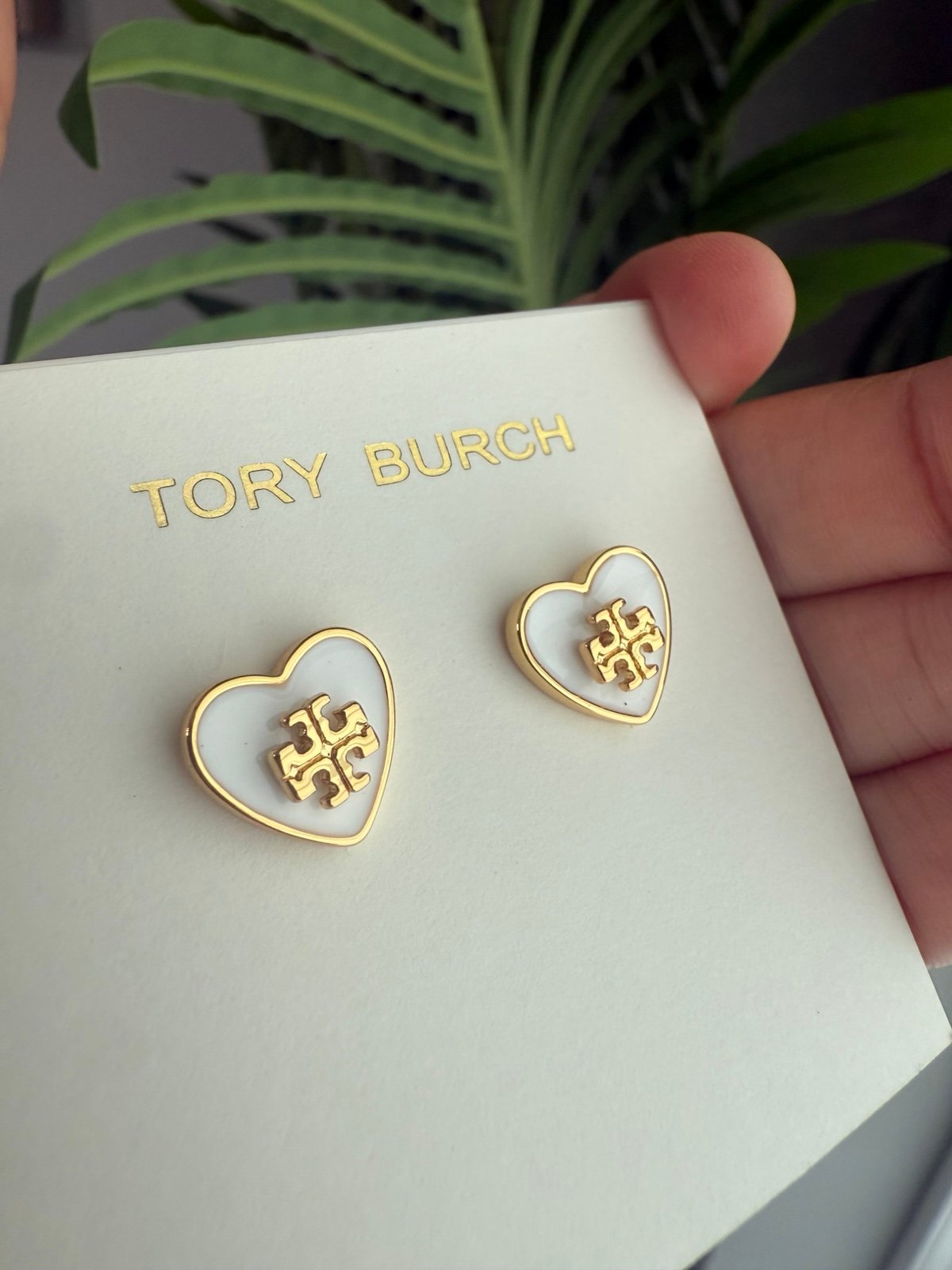 Tory Burch Heart Earrings