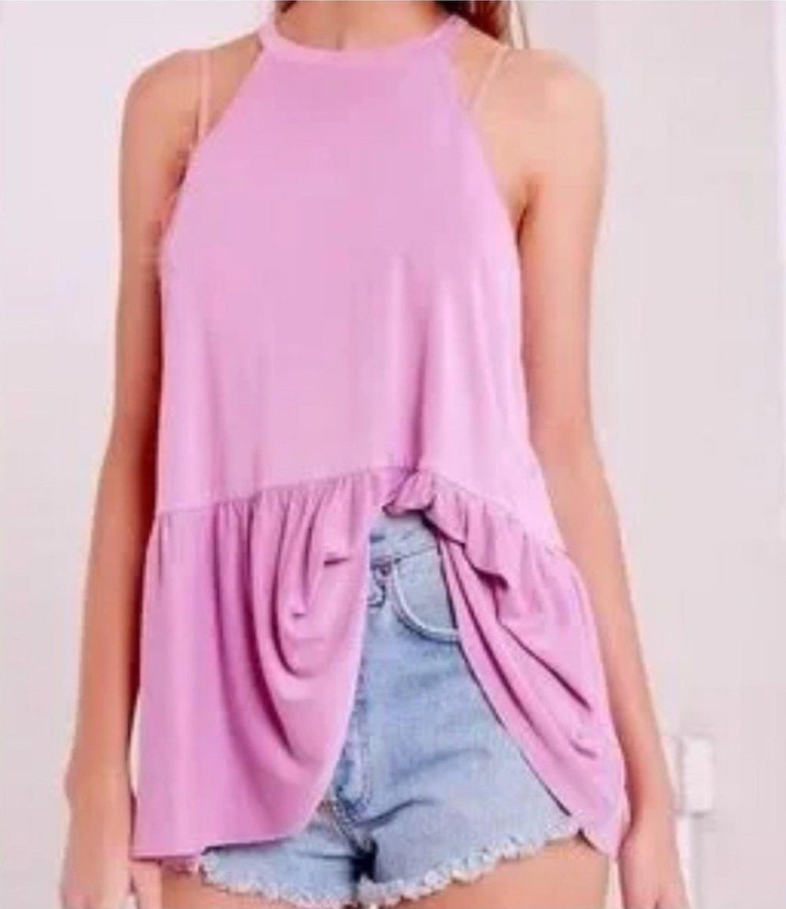 Urban Outfitters Women XS Shirt Moonchild Babydoll Tank Purple Lux Kimchi Blue