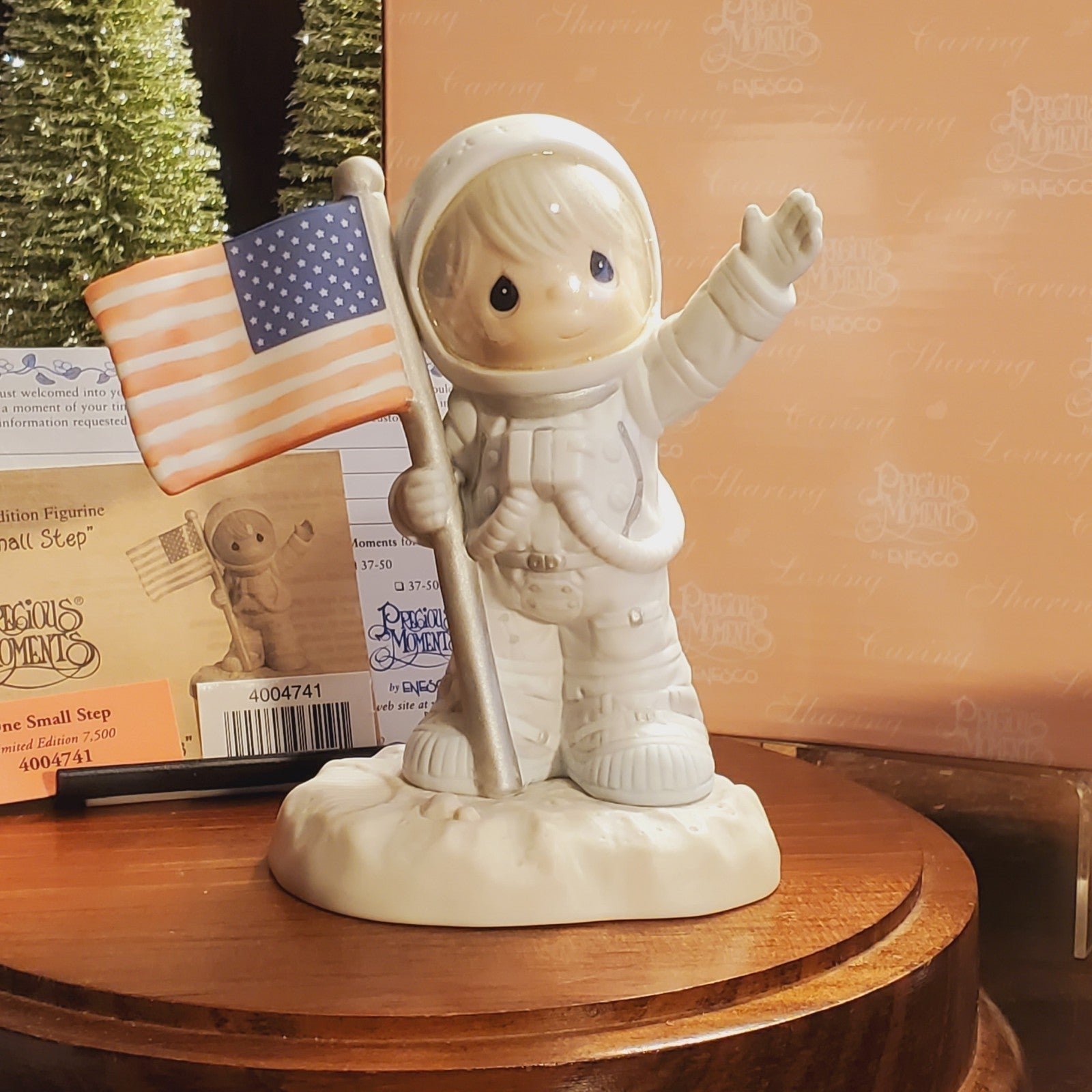 Precious Moments-One Small Step-Limited Edition of 7,500-NIB-Rare-Exc./Mint Con.