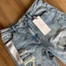 Butterfly Embroidered Mom Jeans