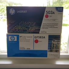 2 Toner Cartridge q7583a 503a cp3505 magenta