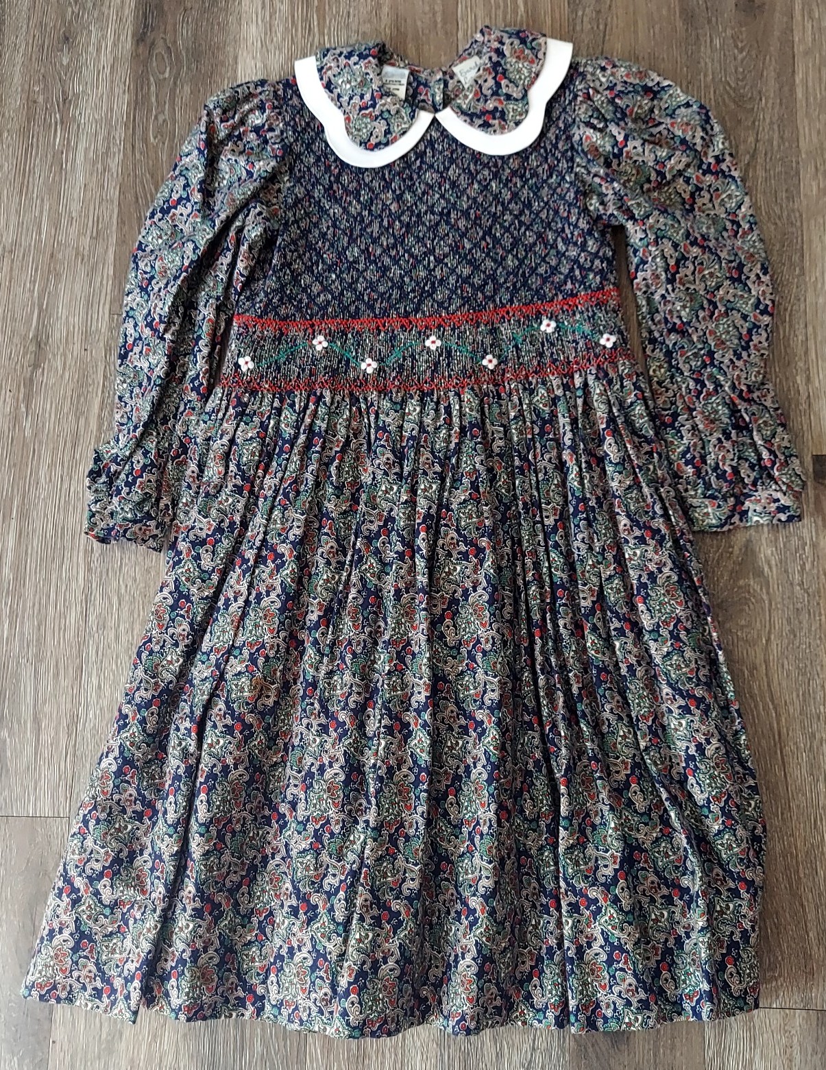 Sarah louise top england smocked dress