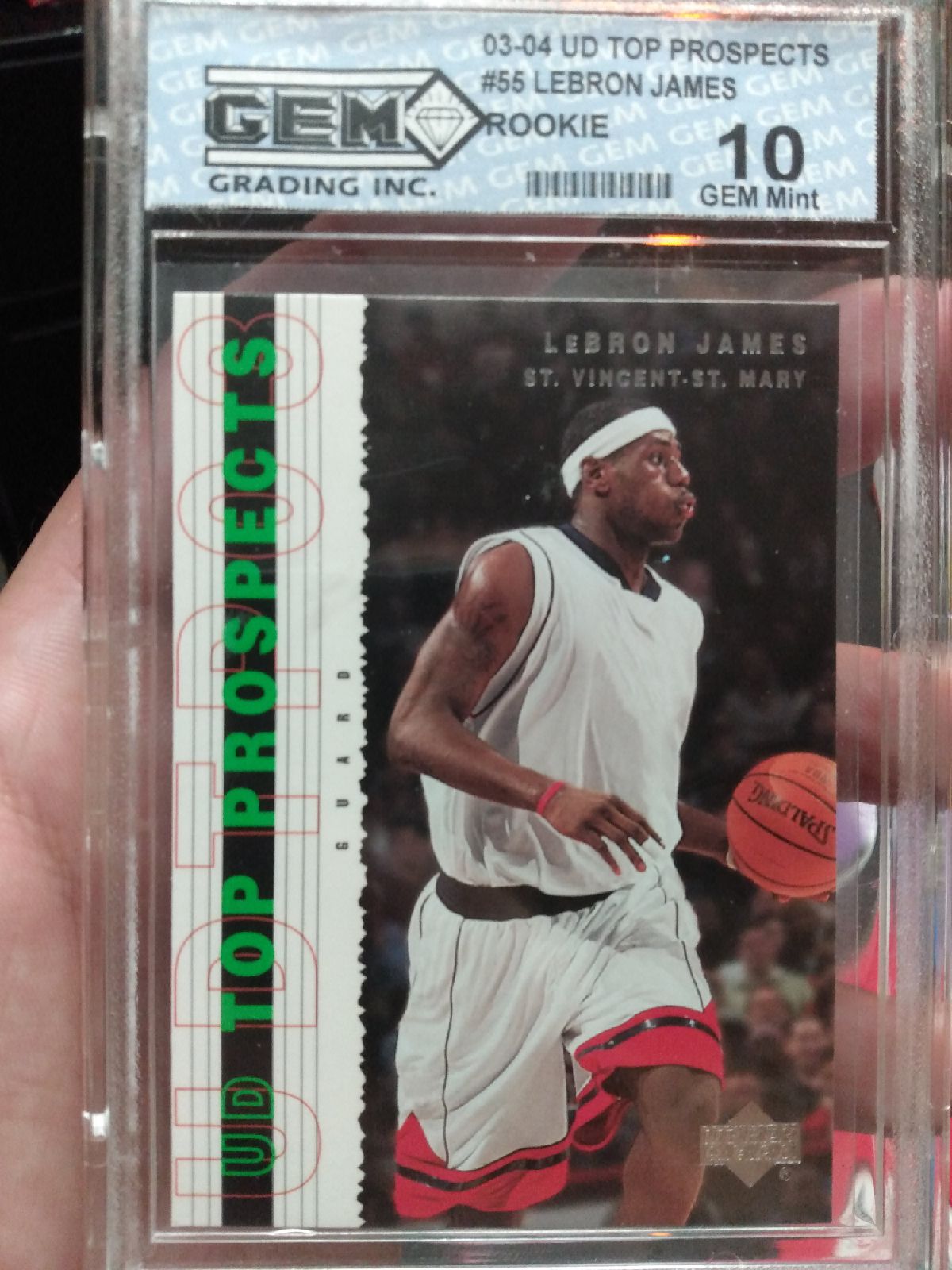 Lebron James Rookie Graded Sport Card