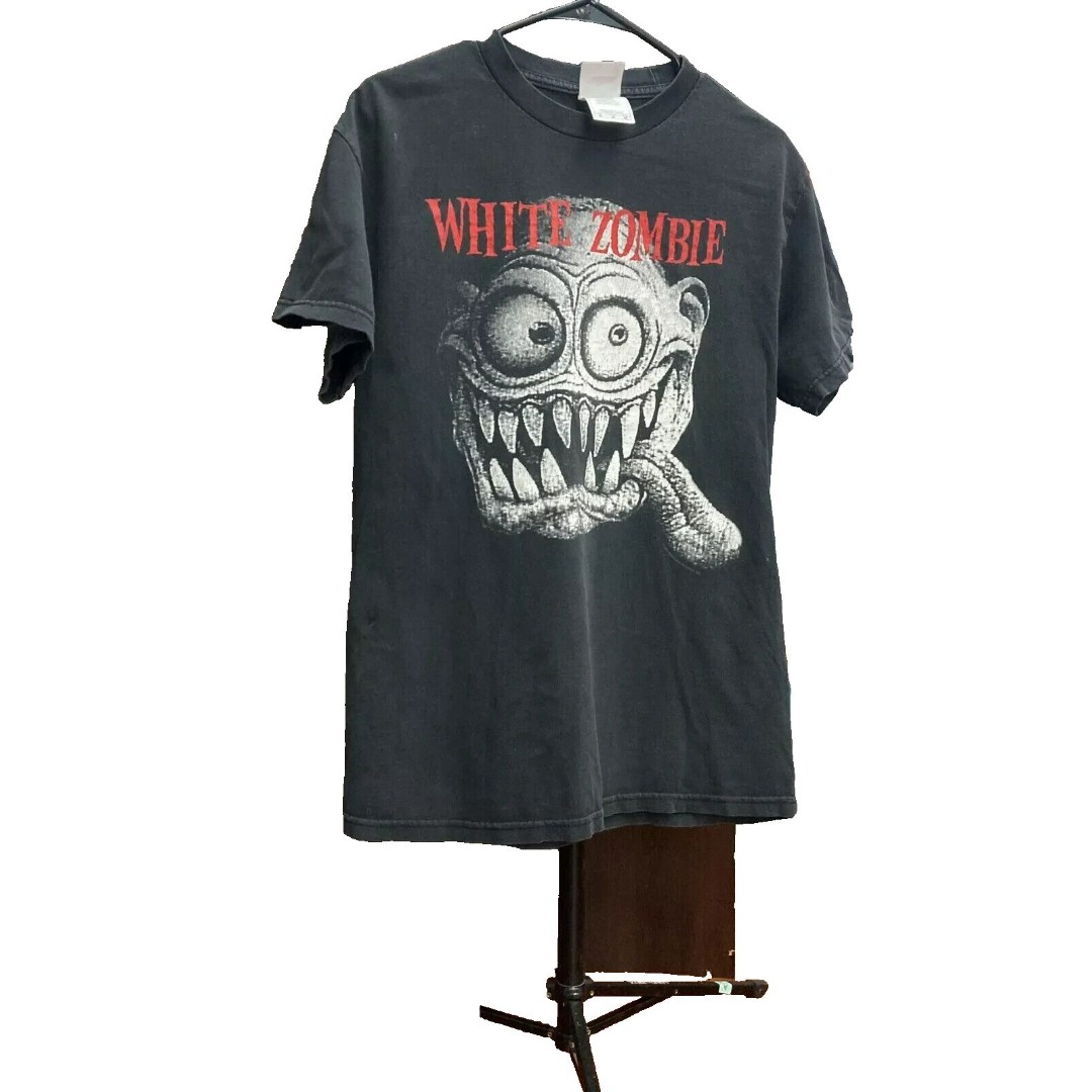 Vtg 90's 1998 White Zombie Band T-Shirt Size XL Ugly Music For Ugly People