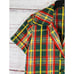 Vintage Plaid Jacket Skirt Set Handmade 1960s or 1970s Retro Green Red Yellow