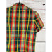 Vintage Plaid Jacket Skirt Set Handmade 1960s or 1970s Retro Green Red Yellow
