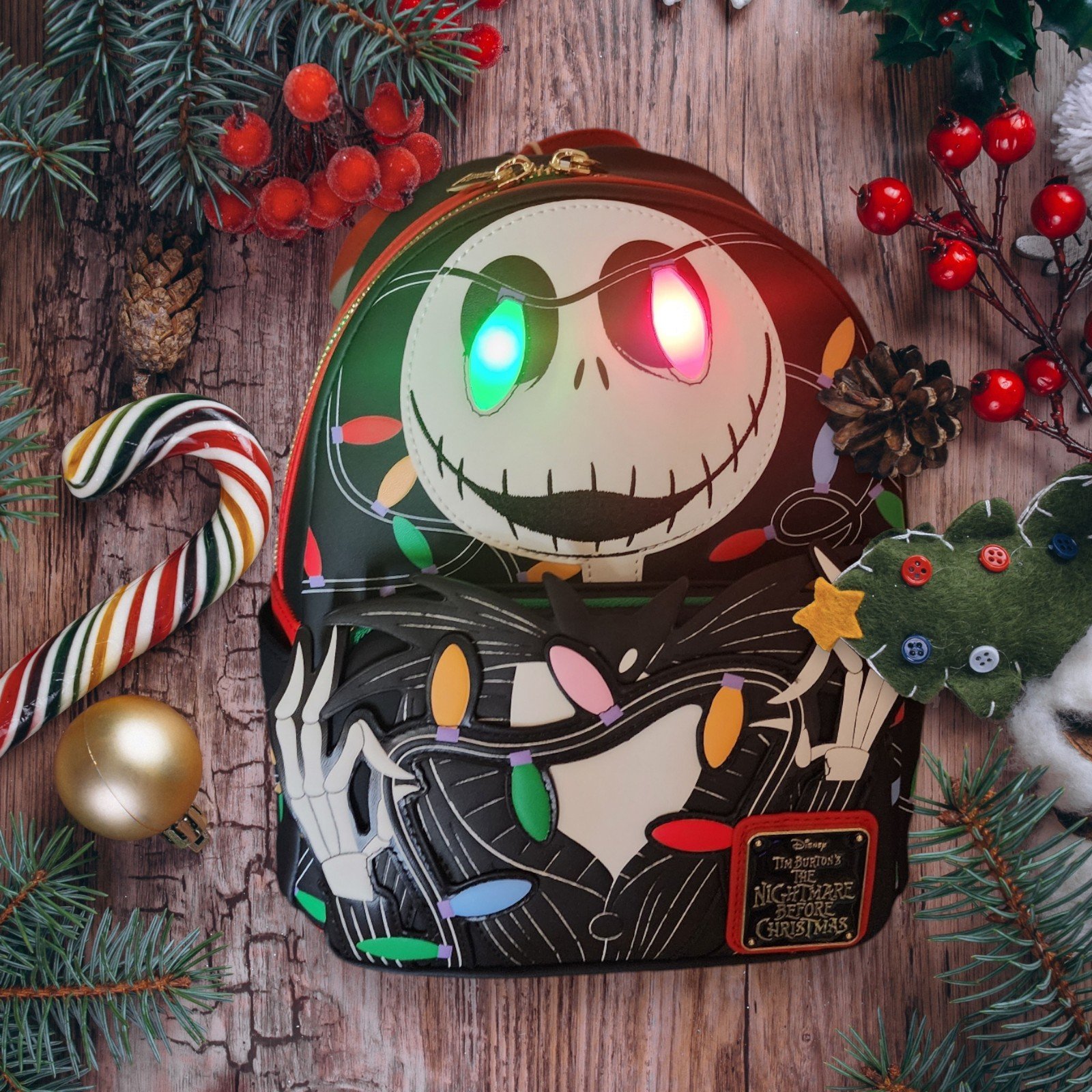 Loungefly Disney Nightmare Before Christmas Holiday Backpack