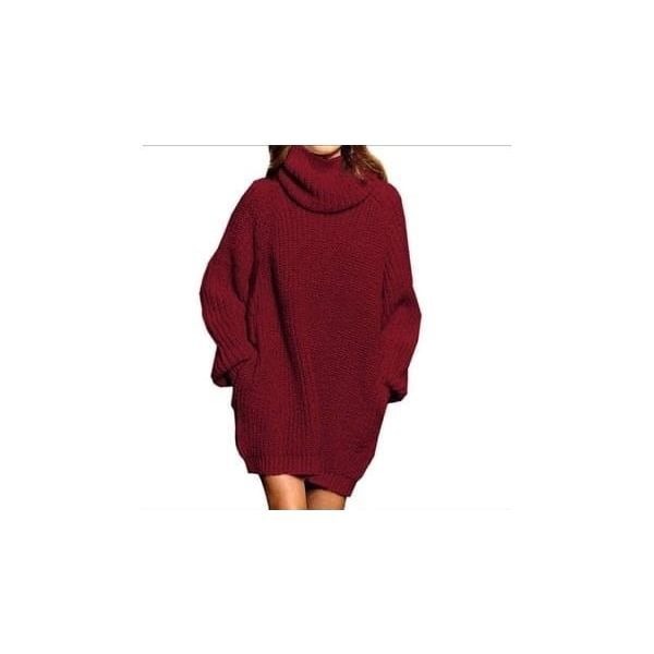 Turtleneck Sweater Dress