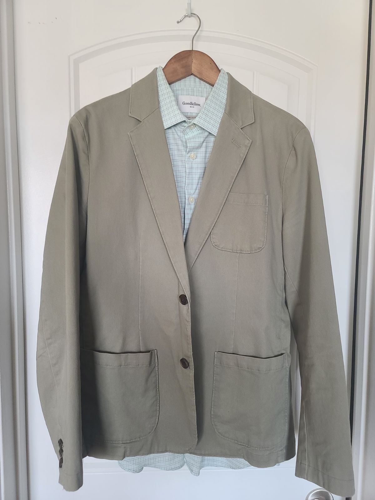 Goodfellow Blazer & Dress Shirt Set