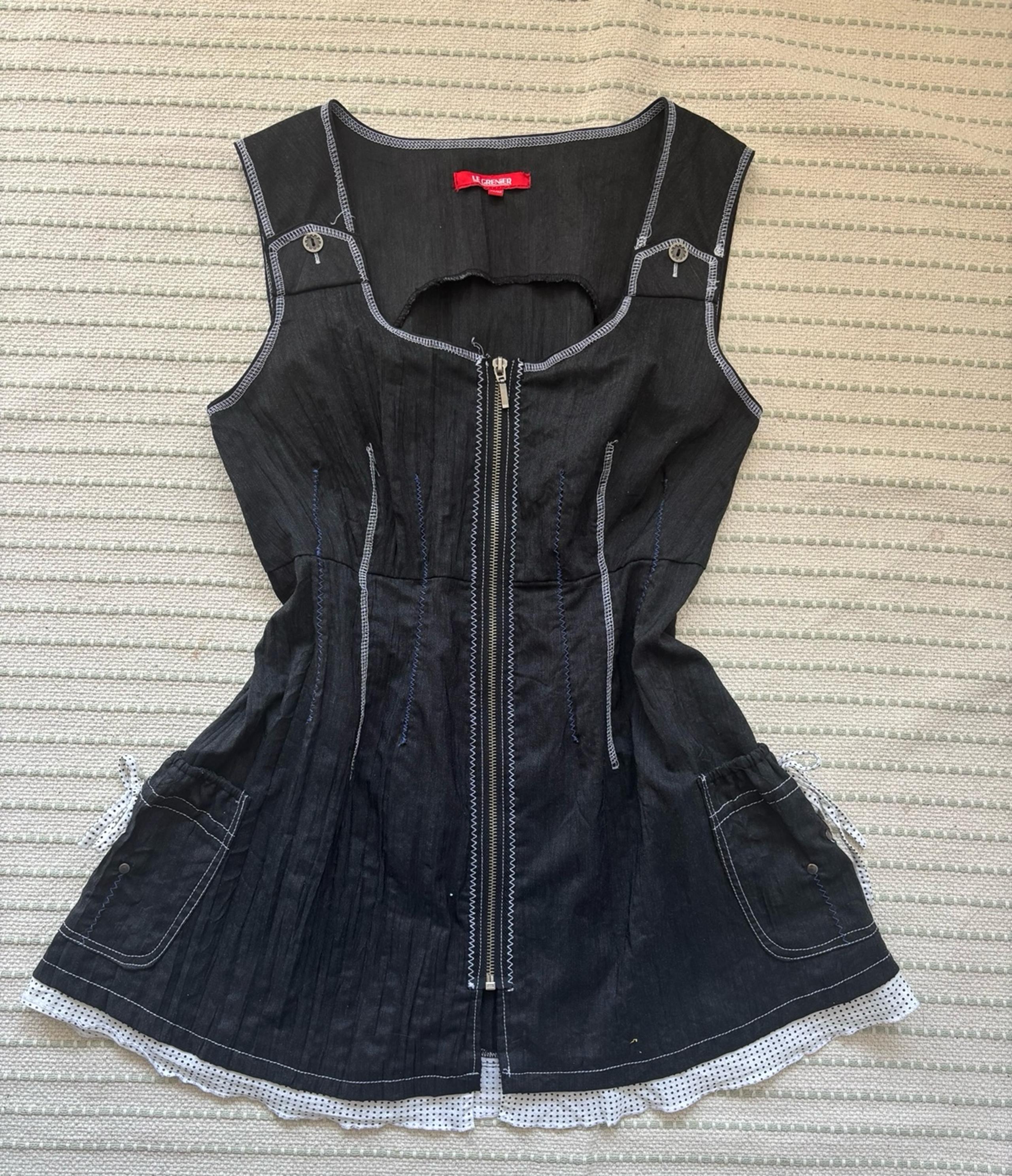 vintage vest mini dress from le grenier