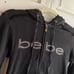 Vintage Y2K Black Bebe Rhinestone Bejeweled Tracksuit